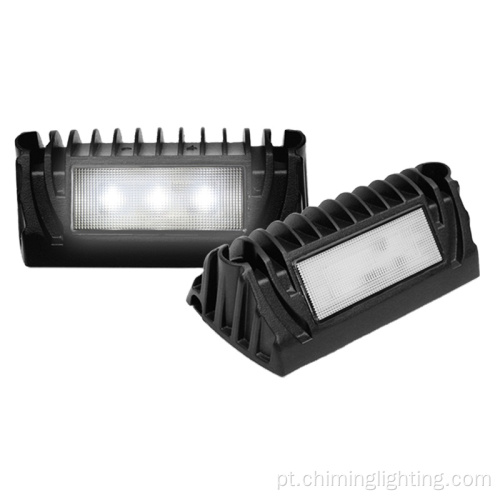 Um par de 18w Scene Work Light Bar 1200lm LED LEVEL LED LED Iluminação para caminhões